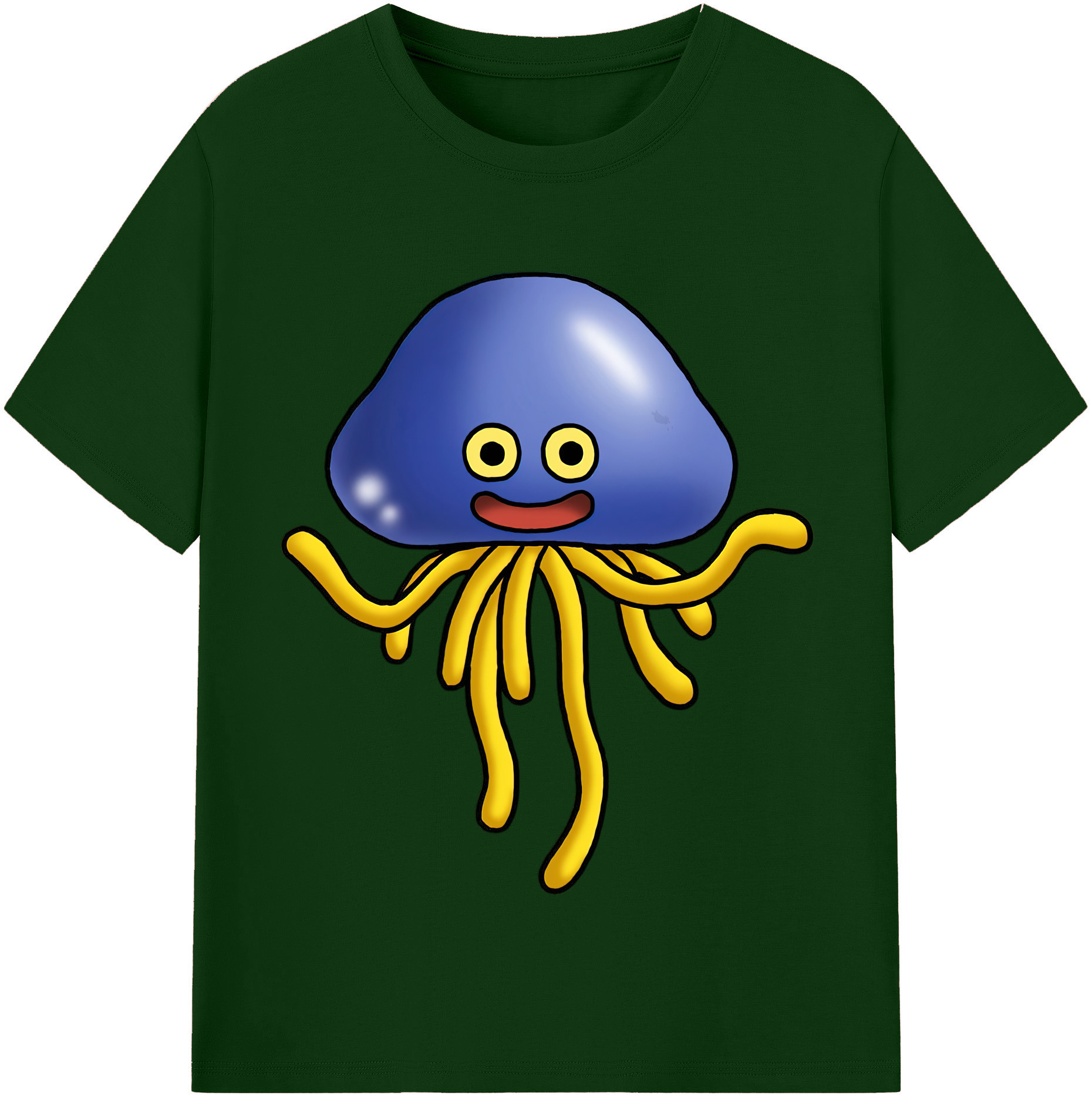 （画像用） ドラゴンクエスト Doragon Kuesuto Dragon Quest 綿100％半袖Tシャツ（フロントプリント）